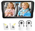 2 Kids Baby Car Camera Dual Monitor 7" Display 1080P Night Vision. Fixed Price $39.99.