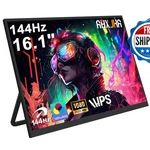 Ahxjka 16.1 144HZ Portable Monitor For Gaming Kickstand- Hdr Eye Careful 100. Fixed Price $120.17.