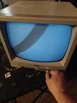 Exxis ES-12 4 Camera B&w 12" Video Monitor Powers Off. Fixed Price $100.00.