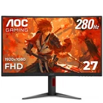 Aoc 27" Curved Gaming Monitor, Fhd 1080P, 280HZ (dp) 240HZ (hdmi), 0.3MS Mprt,. Fixed Price $208.65.