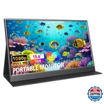 Pocsarue 15.6 Inch Portable Monitor 1080P Fhd Ips Gaming Display Usb-c. Fixed Price $124.69.
