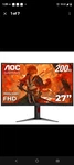 Aoc CQ27G4H 27" Curved Gaming Monitor Qhd 2K 180HZ 0.5MS Amd Freesync Va. Fixed Price $99.99.