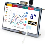 Elecrow 5-INCH Resistive Touch Screen Tft Lcd Display, 800X480 Hd. Fixed Price $89.75.