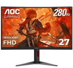 Aoc Gaming C27G4H2 27" Curved Monitor, Fhd 1920X1080 1500R. Fixed Price $199.99.