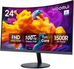 24 Inch Curved Monitor, Full Hd 1080P Computer 100HZ 1500R Sc. Fixed Price $172.99.