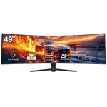 Curved Gaming Monitor 5120X1440 144HZ 1500R Crua CR490QB Black Adjustable. Fixed Price $929.99.