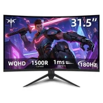 Ktc H32S17 32'' Curved Gaming Monitor 180HZ 1MS Mprt, 2K 1440P 1500R Hva Display. Fixed Price $167.99.