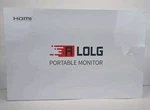 Alolg Portable Monitor - 15.6" Hdmi Dual Screen Display Brand New!. Fixed Price $119.00.