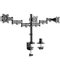 Alera ALEAEMA3B Pk 360 Rotation Pole-mount Triple Arm For 27" Monintors. Fixed Price $75.00.