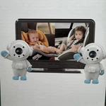 Grownsy Dual Car Camera Baby Monitor, 7" 1080P Ahd Night Vision New. Fixed Price $34.97.