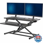 Vivo Height Adjustable 32 Inch Stand Up Desk Converter Quick Sit To. Fixed Price $241.84.