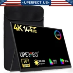 144HZ Portable Monitor, Uperfect 19" 4K Gaming 3840*2160 Hdmi Usb Uhd. Fixed Price $206.10.
