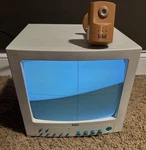 Vtg Exxis Model EO4120Q Security Video Monitor Tv Camera Input & B/w. Fixed Price $125.00.