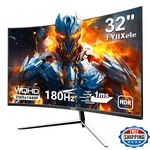 Xyrio 32" Curved Qhd 180HZ 1MS Gaming Monitor Hdr Freesync Eye Care Black. Fixed Price $319.04.