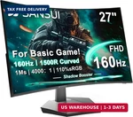 Sansui 27 Inch Curved 160HZ Gaming Monitor, 1500R Computer. Fixed Price $226.85.