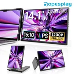 Used Grade-a 14.1'' Dopesplay Portable Monitor Screen Extender 1200P For 14-17". Fixed Price $58.99.