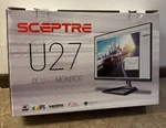 Sceptre U275W-UPT 4K Uhd Ips Inch Monitor. Fixed Price $165.00.
