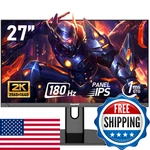 Gawfolk 27 Inch 2K QHD25601440 Pc Screen 180HZ Gaming Monitor 1MS Without Bezel. Fixed Price $174.81.